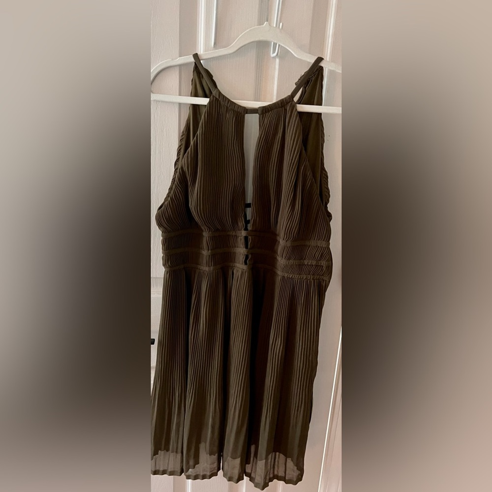 H&M formal forest green dress